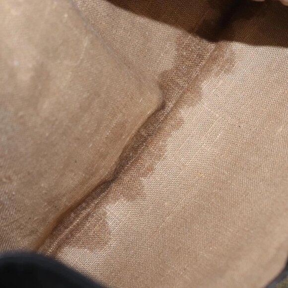 FENDI Shoulder Bag Nylon Black Gold Auth 148347 - Picture 10 of 16